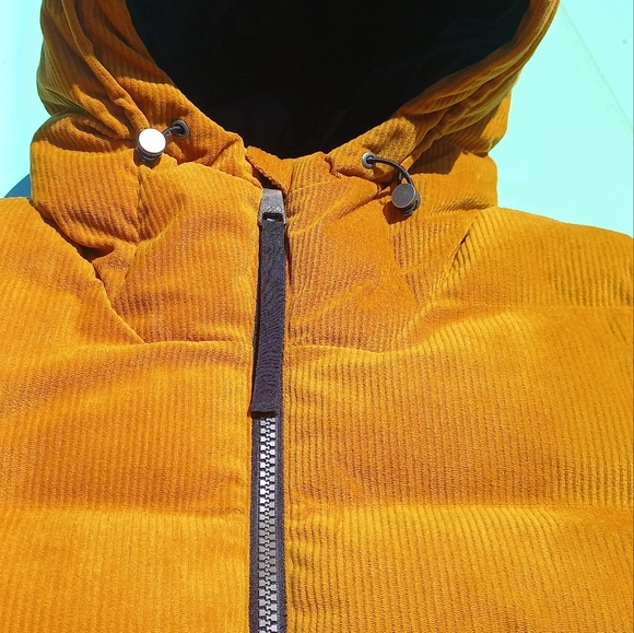 LOLE Kendall Hooded Puffer Jacket Amber Corduroy - Picture 7 of 9